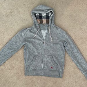 Burberry Zip-up Hoodie - Mens